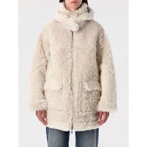 Urbancode Fur Coat Woman White